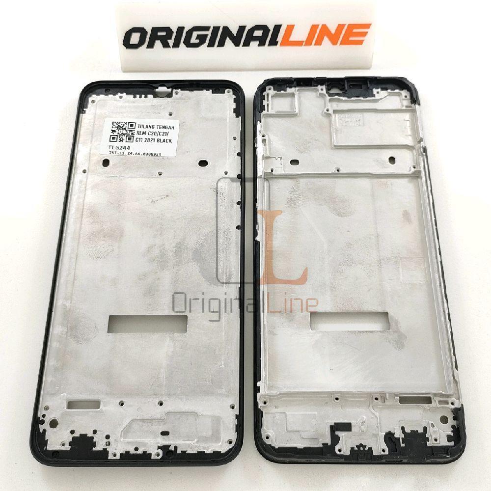 MIDDLE FRAME REALME C20 / C21 / C11 2021 / TULANG TENGAH / DUDUKAN LCD HP