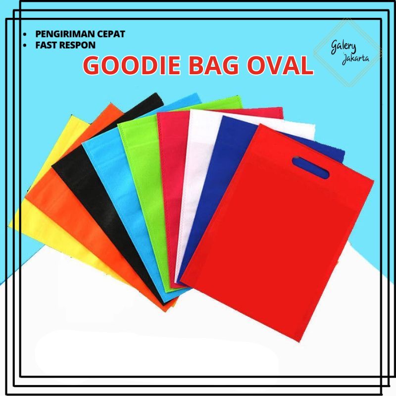 

GALERY Goodie Bag Polos Oval Hajatan Hampers Kantong Belanja Ultah Hadiah Kantong Kain Goodie Bag Buat Gift