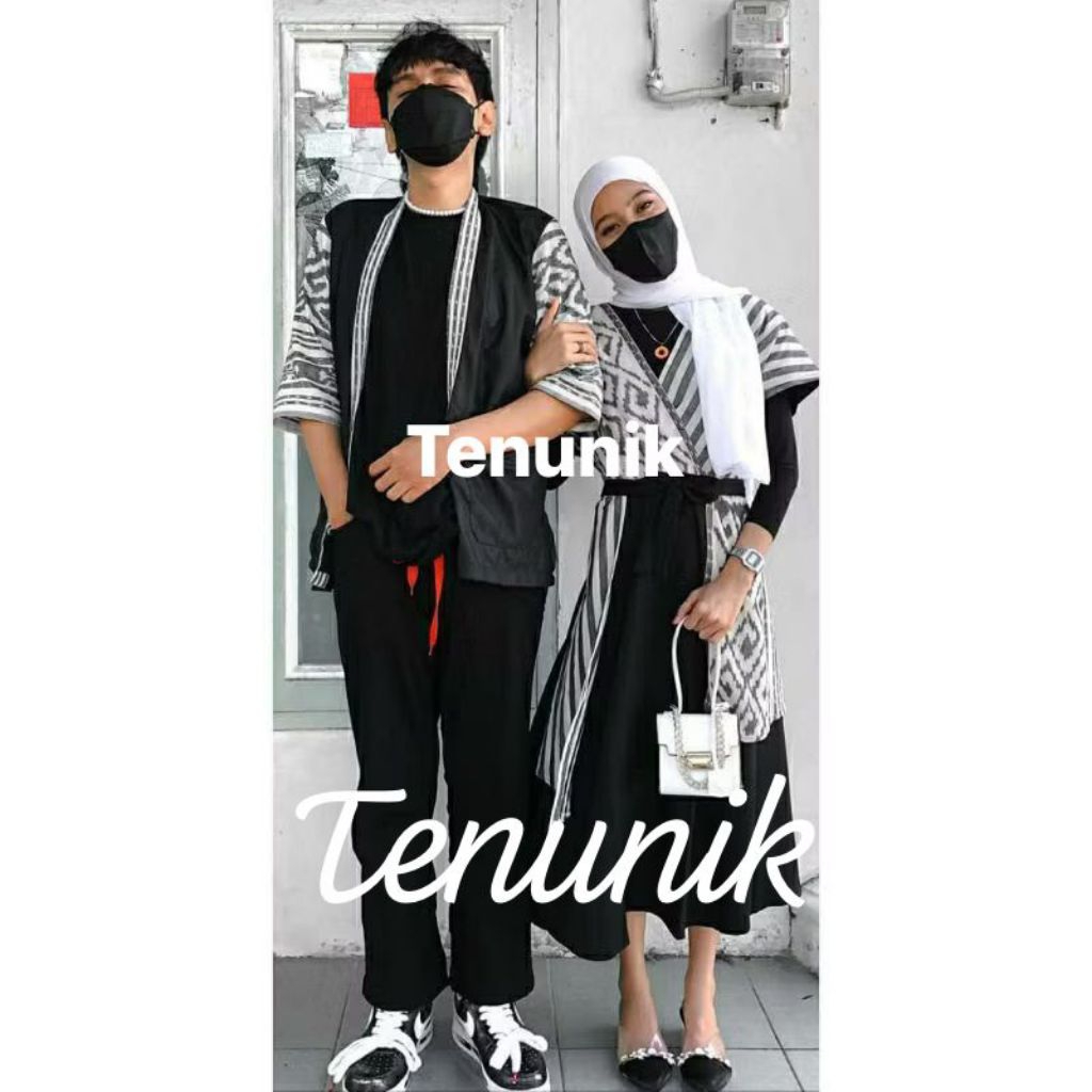 couple tenun etnik - baju tenun couple - baju tenun - baju etnik - baju tenun prewedding - tenun