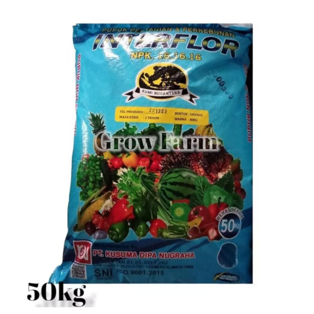 INTERFLOR 50KG NPK 16 16 16 Mutiara KDN Kusuma Dipa Nugraha