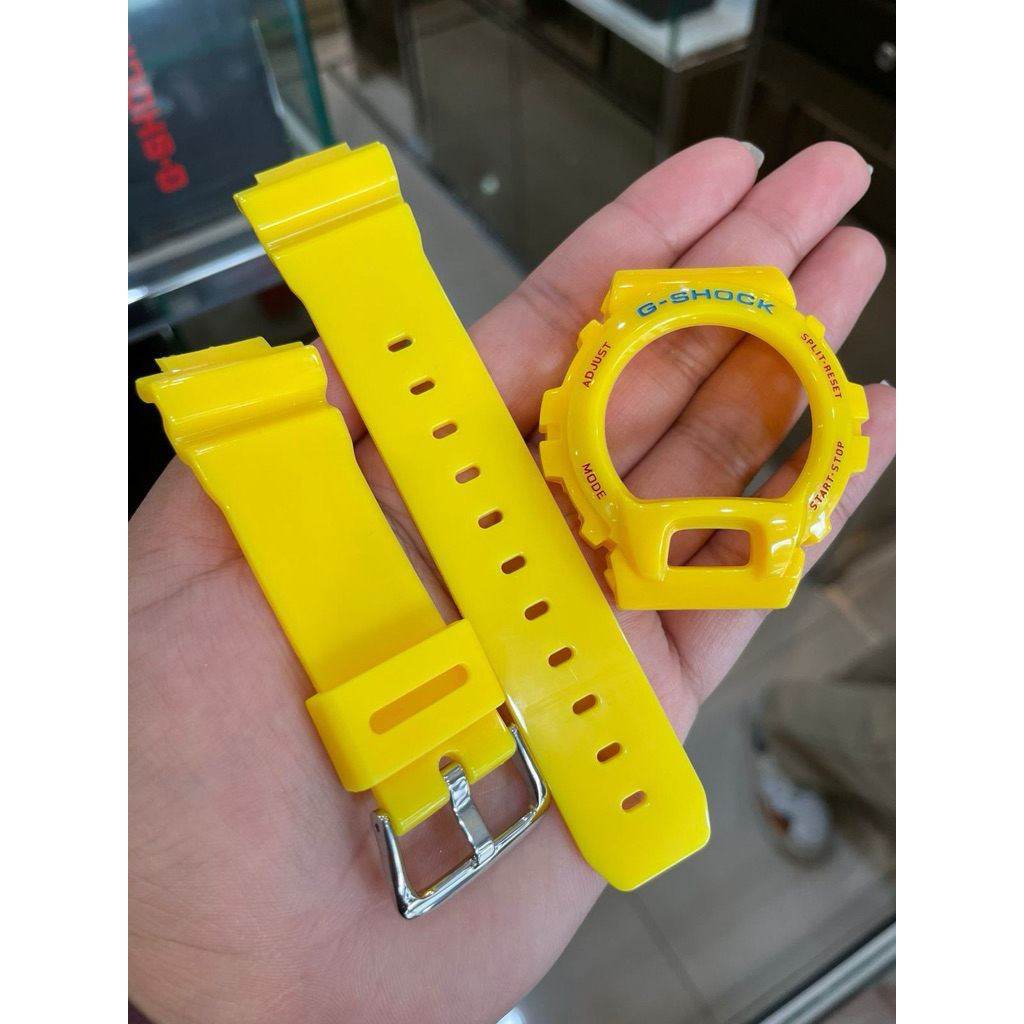 BNB GSHOCK DW-6900 KUNING GLOSSY