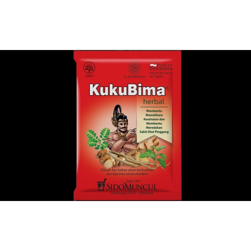 

Jamu stamina pria kuku bima Sido muncul kemasan pack isi 10sachet