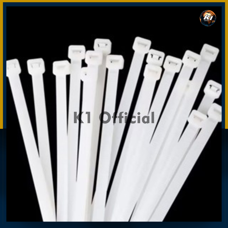 

KABEL TIES SERBAGUNA 1 PACK ISI 100 PCS WARNA PUTIH KUALITAS PREMIUM