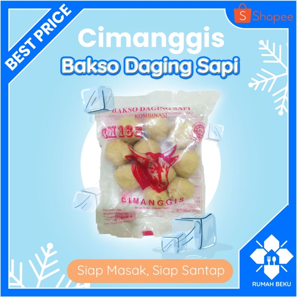 

Bakso Daging Sapi Siap Kukus - Lembut & Gurih - 250gr | Rumah Beku