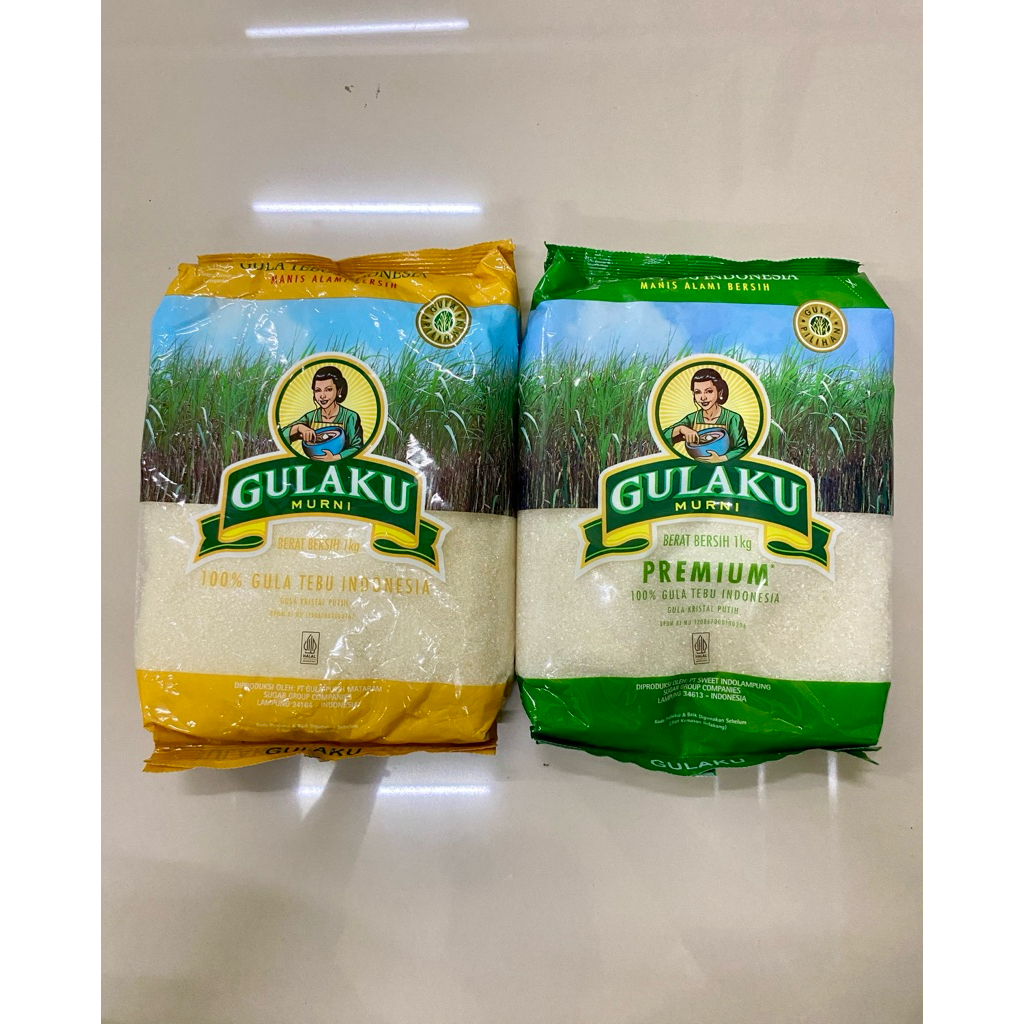 

GULAKU Premium Hijau & Kuning Murni Kristal Putih 1kg