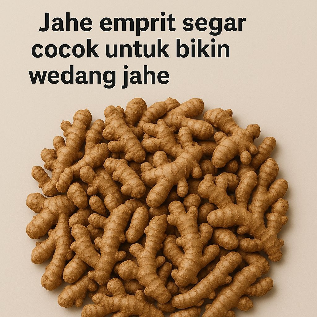 

1kg jahe emprit segar berkualitas cocok untuk bikin wedang jahe