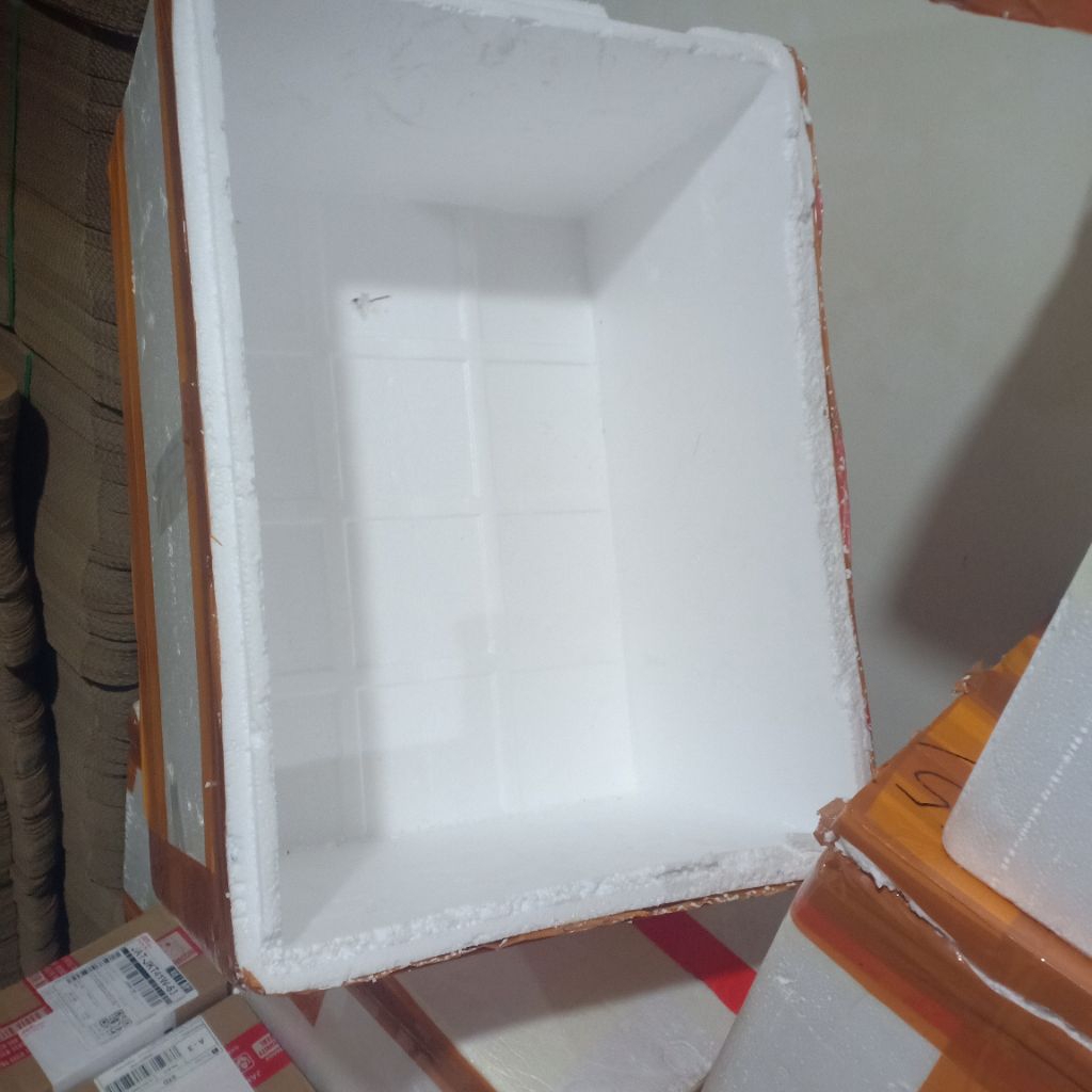 Styrofoam Box AG Low / DinarBox / Box container AG Cargo Box bekas kotak besar/kecil Putih sesuai st