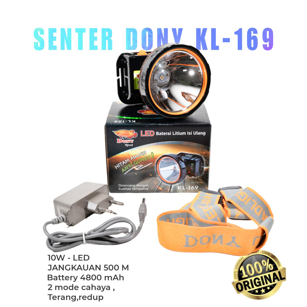 SENTER KEPALA DONY KL-169 10 Watt