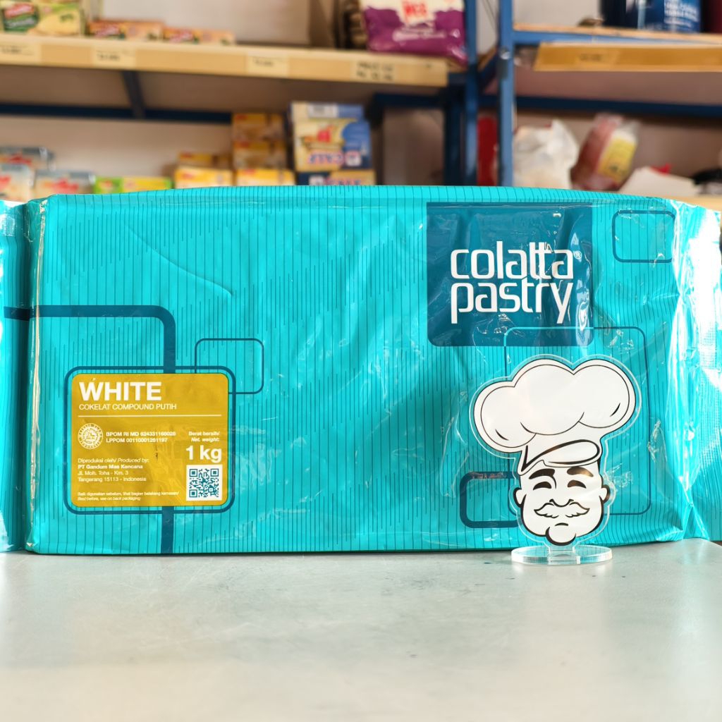 

Colatta Pastry White Chocolate 1Kg / White Chocolate Pastry 1Kg / Coklat Putih Pastry 1Kg