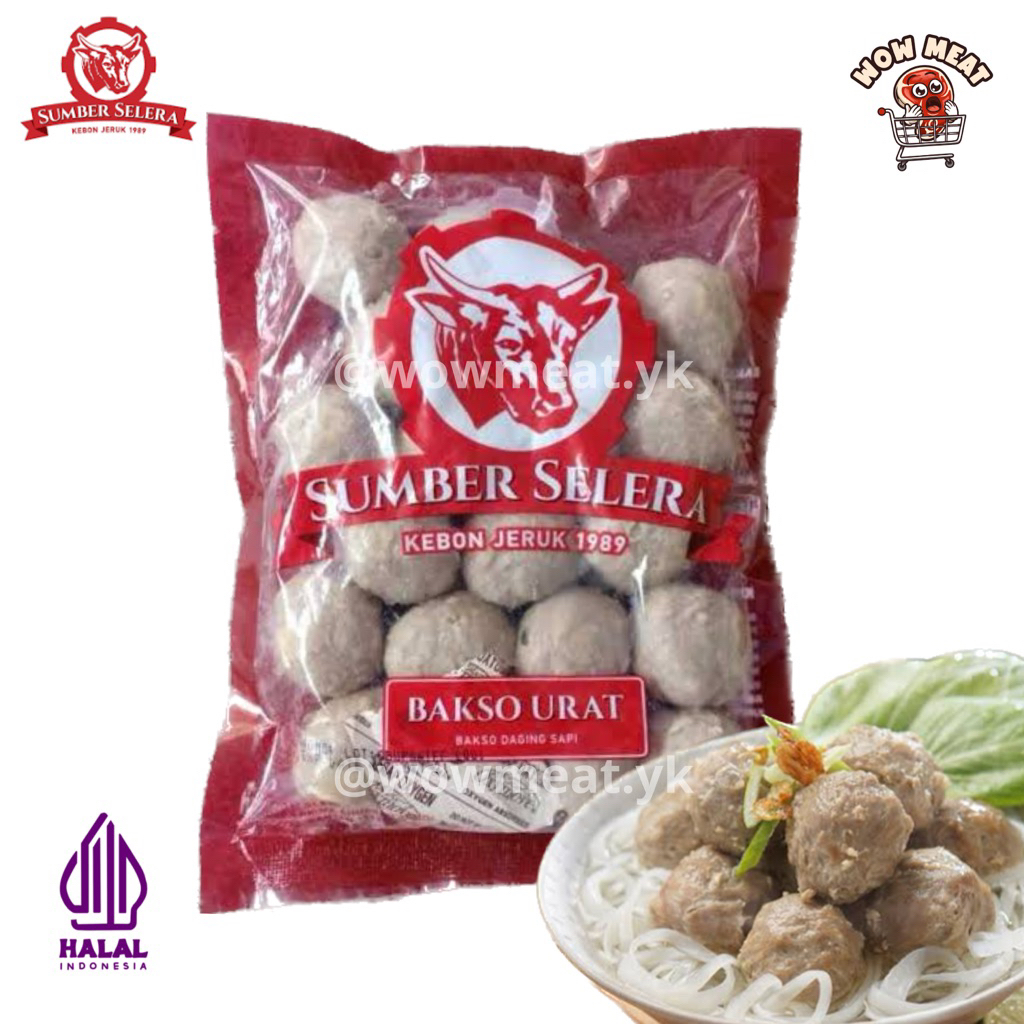 

Bakso Urat Sumber Selera 190 gr isi 20 Butir