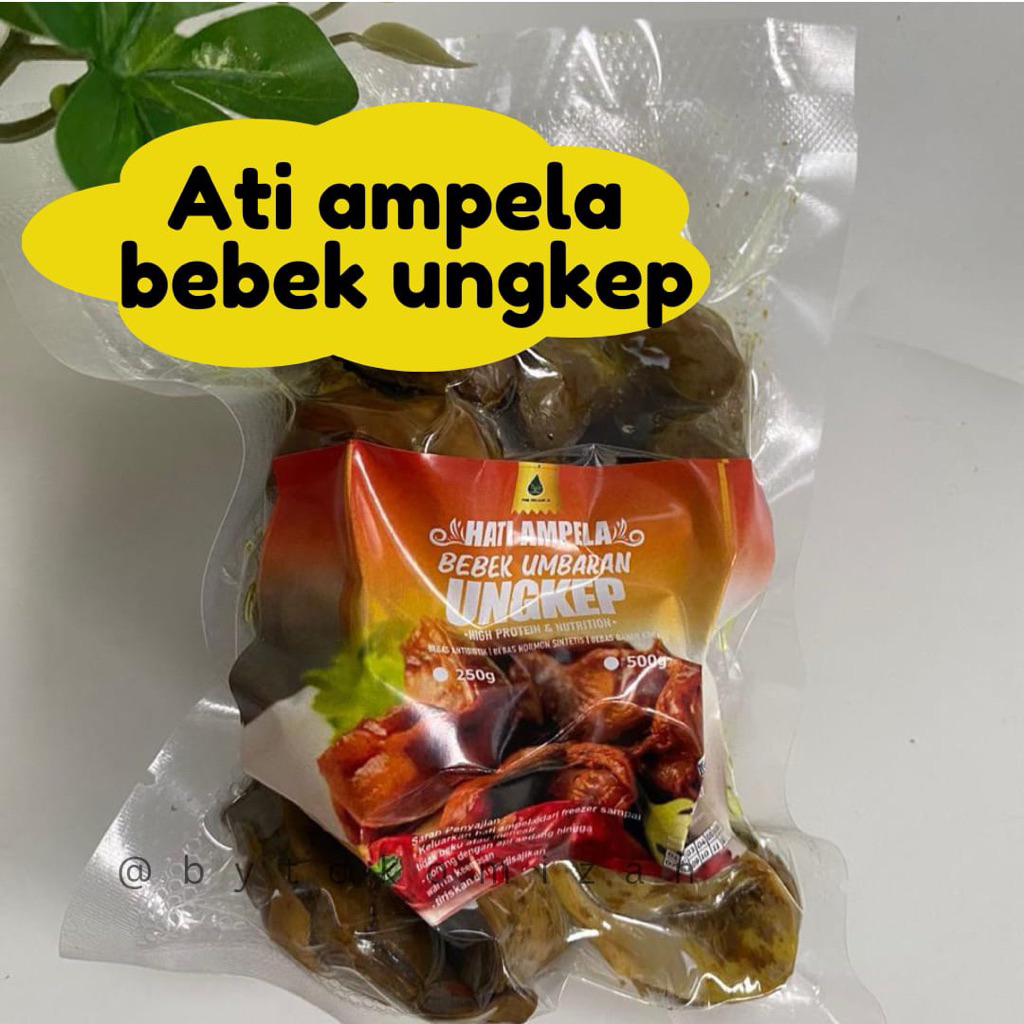 

Ati ampela bebek ungkep Halal 250gr @pureorganik bebek umbaran organik