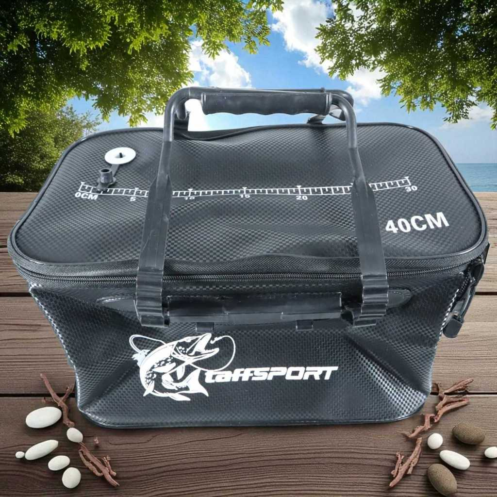 Ember LIpat Pancing Portable 40cm 50cm Tas Memancing Fishing Bucket Water Container Box Wadah Ikan