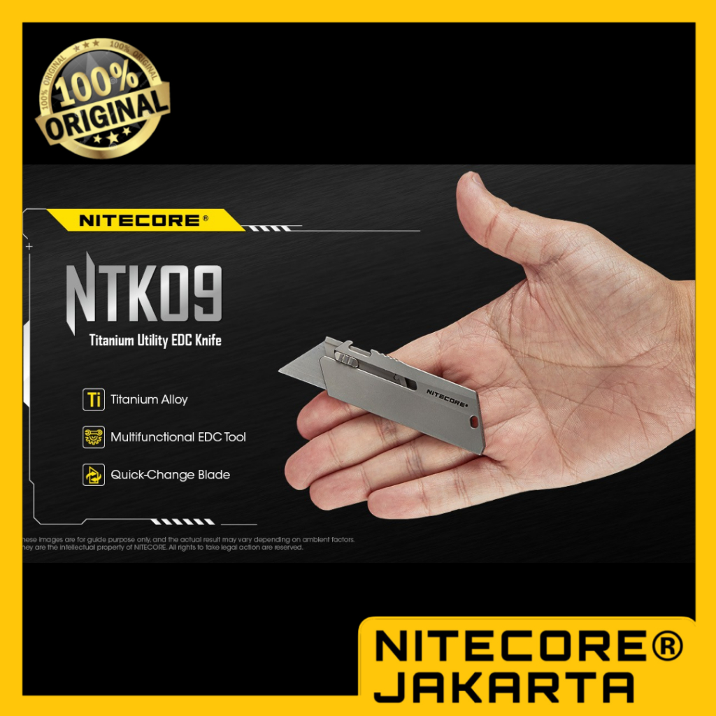 Nitecore NTK09 Titanium Utility EDC Knife