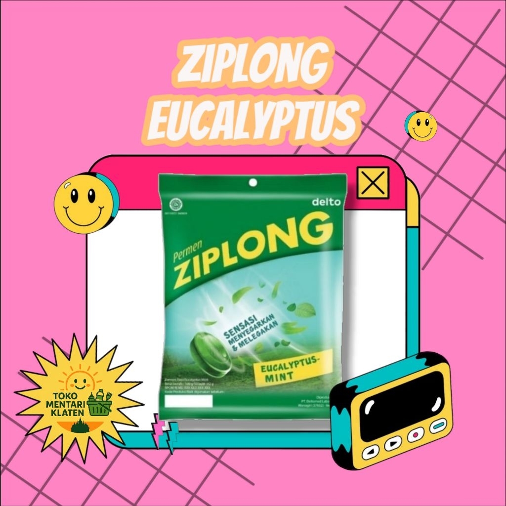 

Permen Candy Ziplong Eucalyptus Sak Isi 50 Butir