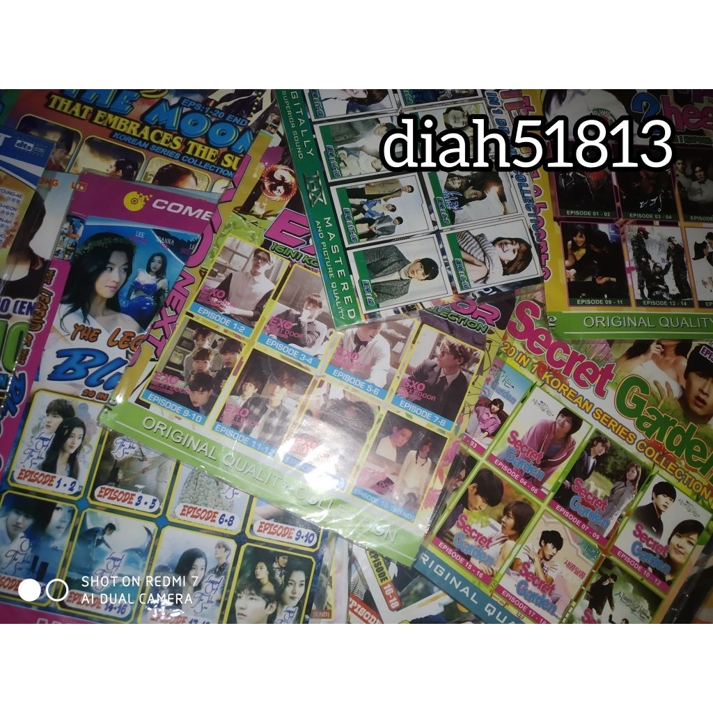 Kaset DVD Drama Korea Ada 19 Judul Random Subtitle Indonesia (Jual Bundling 19 PCS)