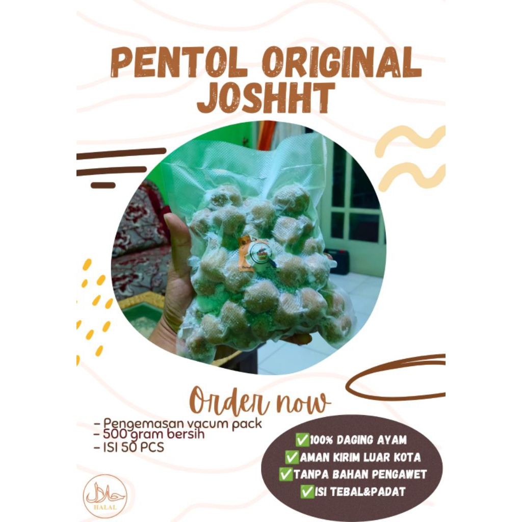 

Pentol original halal isi 50pcs