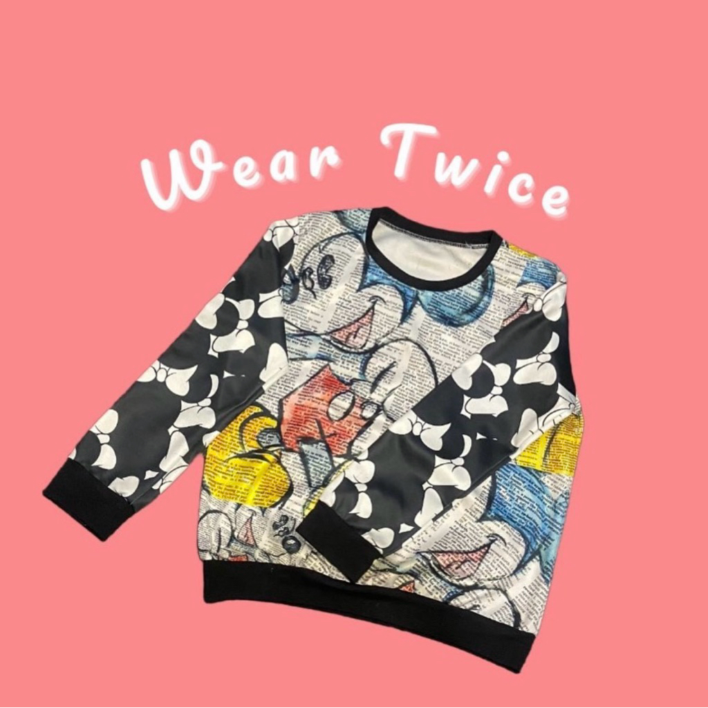 Crewneck mickey mouse