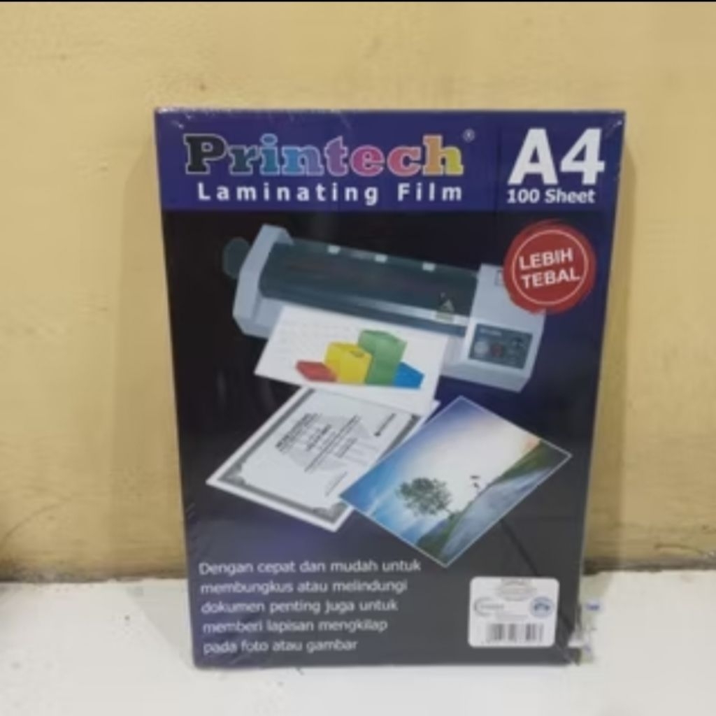 

30 Pcs Plastik Laminating F4 / A4 Printech