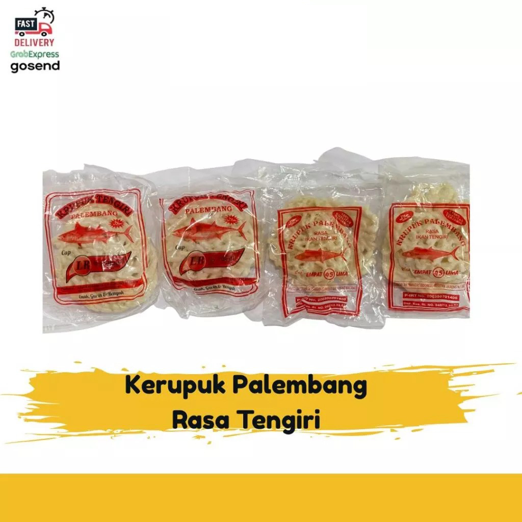 

Kerupuk / Krupuk Palembang Rasa Tenggiri / Tengiri 1 Pack isi 8 / 10pcs | Sayuran | Ayam | Ikan | Daging | Dapur | instant | Fresh