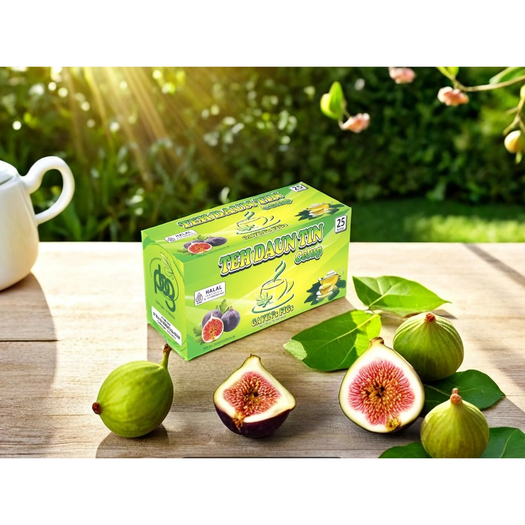 

Gavin's Figs - Teh Celup Daun Tin (Isi 25 Bags)