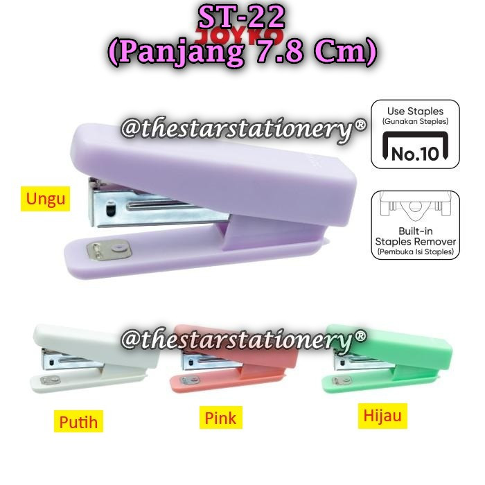 

(1 Biji) GROSIR Stapler JOYKO ST-22 BISA PILIH MOTIF / Stapler Stepler Jepretan Joyko ST-22 (1 Biji)