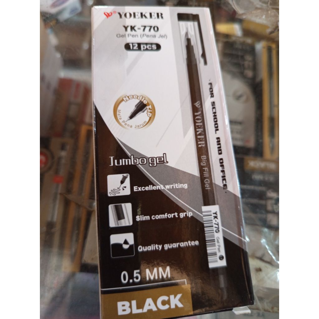 

pulpen gel / pulpen murah YOEKER 12pcs