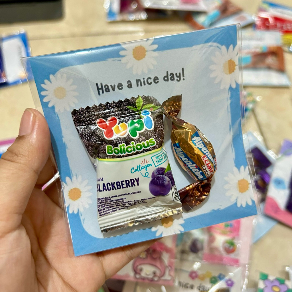 

[YUPI ALPELIBE] MINI GIFT SNACK / SOUVENIR /FREEBIES / HADIAH MINI / BINGKISAN SNACK / MINIGIFT OLSHOP / HADIAH LOMBA / GRADUATION / SEMPRO