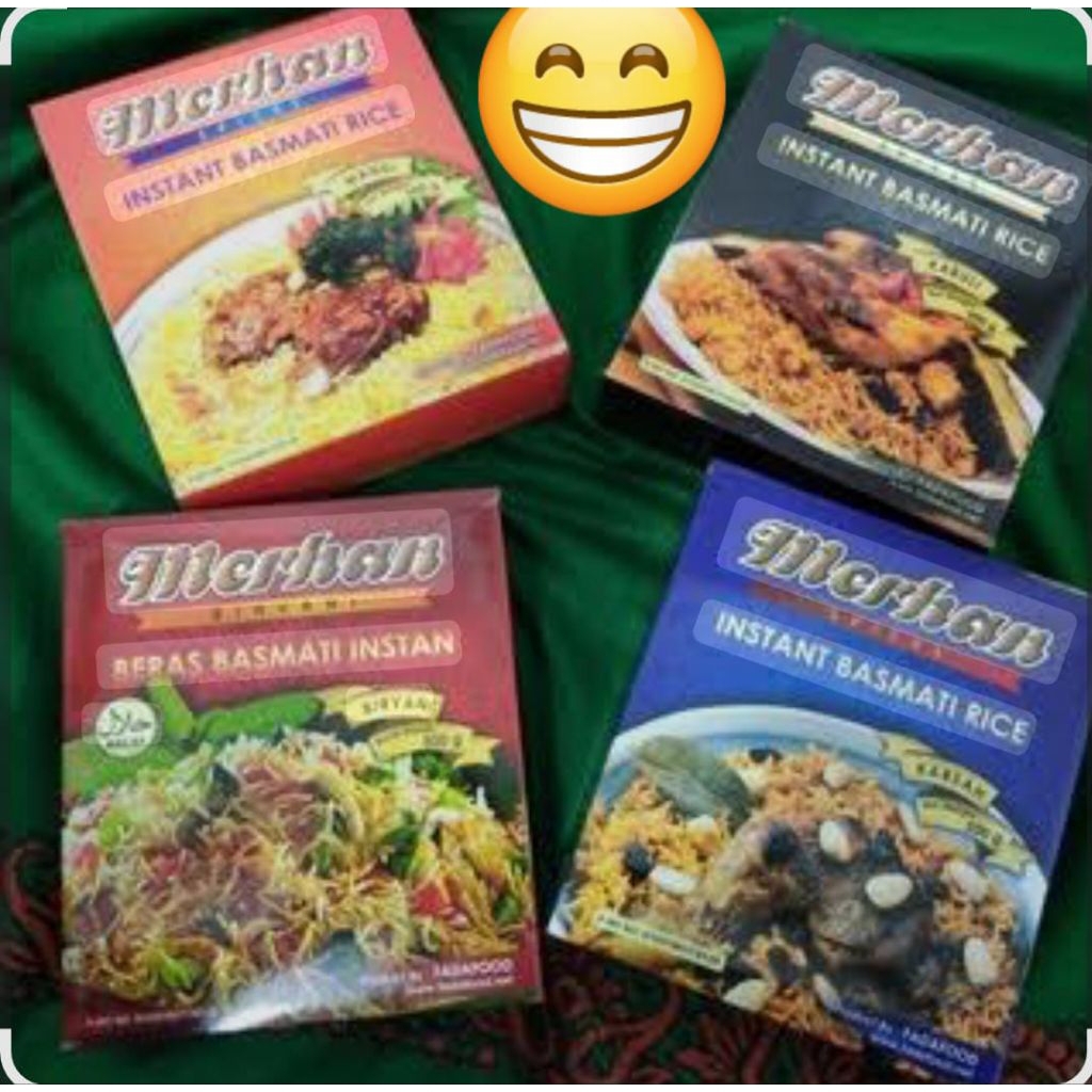 

merhan beras basmati+ bumbu lengkap500gr