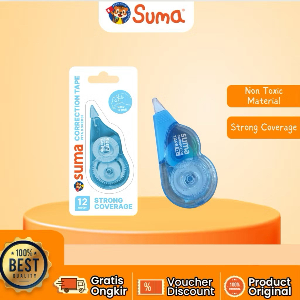 

Tip-ex Kertas 12m Strong Coverage/SUMA Correction Tape (1 PCS)