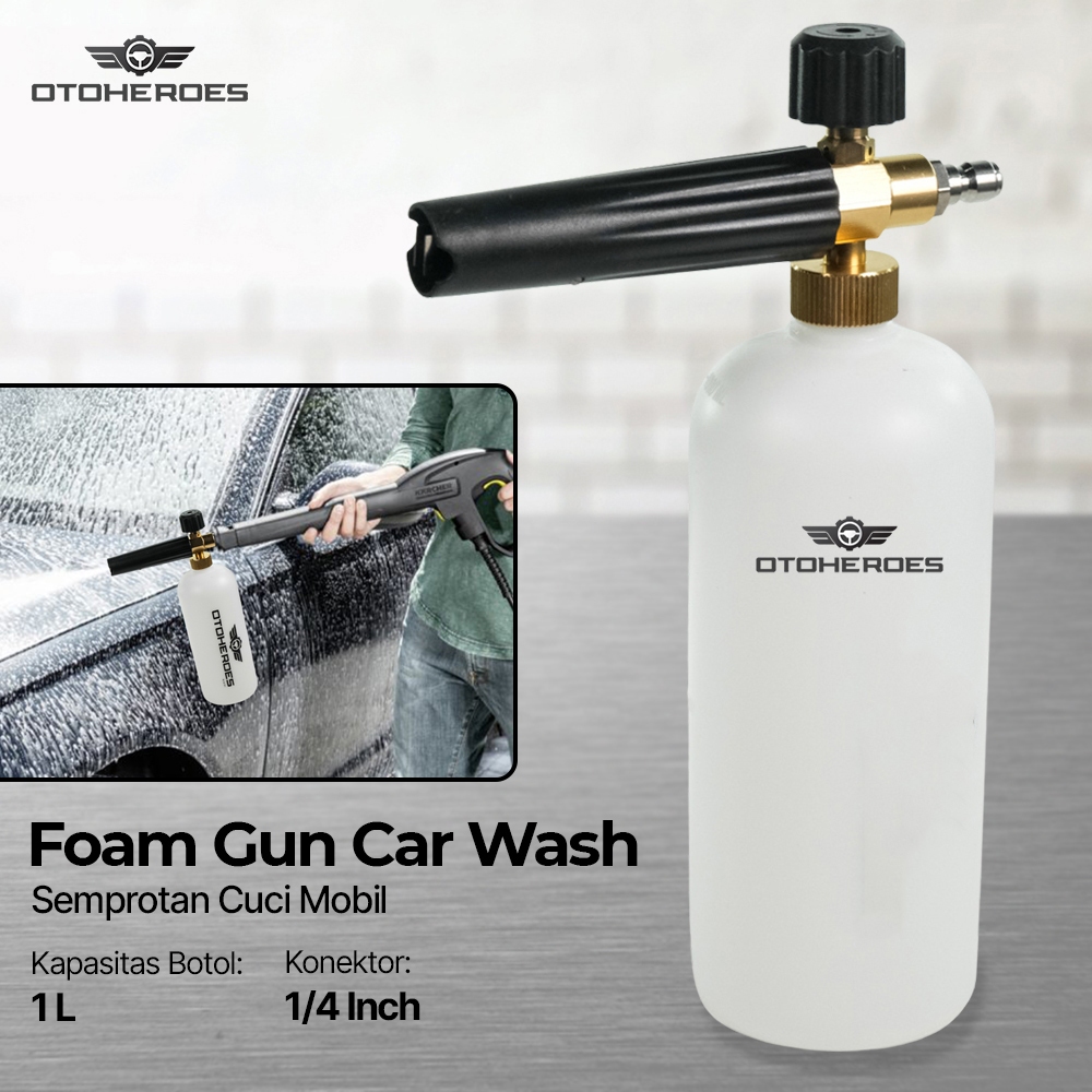 OTOHEROES Semprotan Cuci Mobil 1L Konektor 1/4 Car Styling Foam Gun Car Wash  - SL-K-701