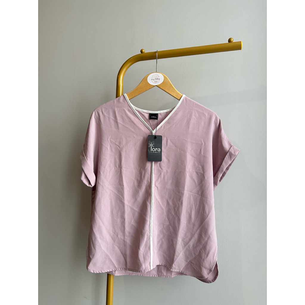 Atasan Blouse Lilac (Ungu) IOR@ Import