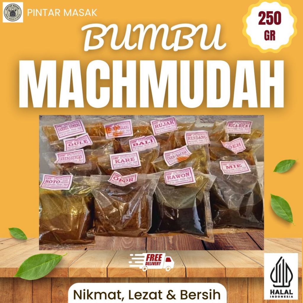 

Bumbu Masak Machmudah BMM 250gr Halal Tanpa Pengawet
