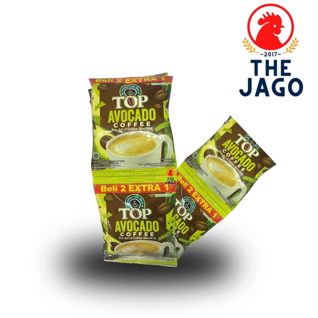 

Top Coffee Rasa Alpukat 1 Renceng Isi 10 Sachet Kopi Bubuk Alpukat Wangi Bikin Nagih
