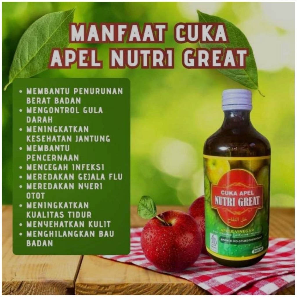 

Cuka Apel Nutri Great