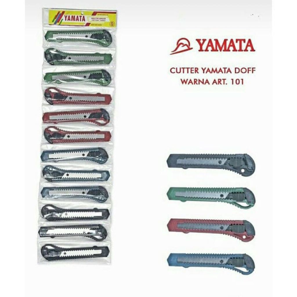 

12 Pcs Pisau Cutter Yamata Besar Termurah