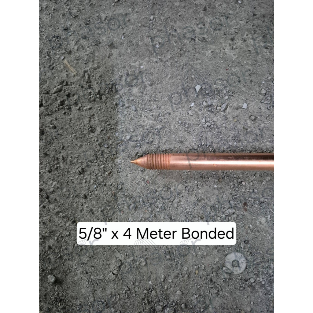Grounding Rod 5/8" x 4 Meter Bonded / Stik Grounding Rod 5/8 inch x 4 Meter Copper Bonded / Groundin