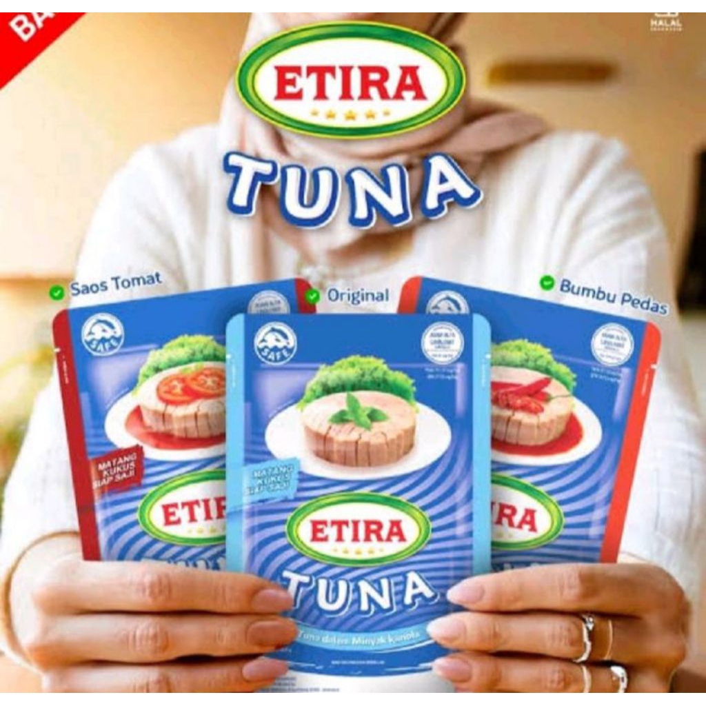

ETIRA Tuna Sachet Matang Kukus Siap Saji Praktis Halal 75gr