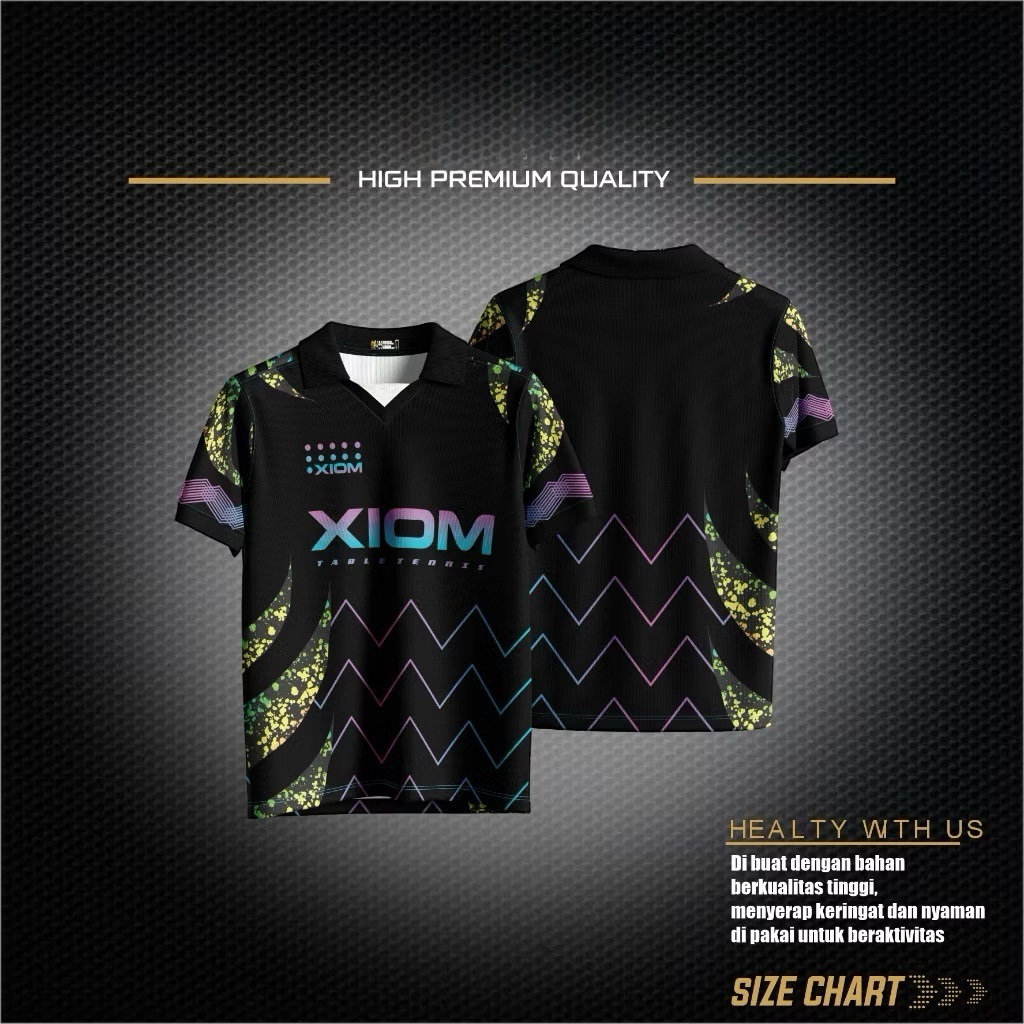Baju Pingpong | Jersey Pingpong | Baju Tenis Meja | Jersey Tenis Meja  Printing Custom Free Name Set