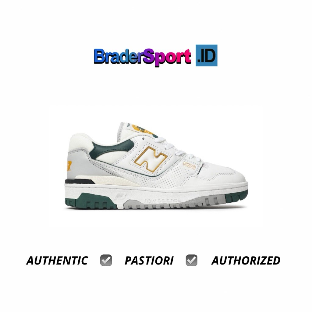 New Balance 550 White Nightwatch Green