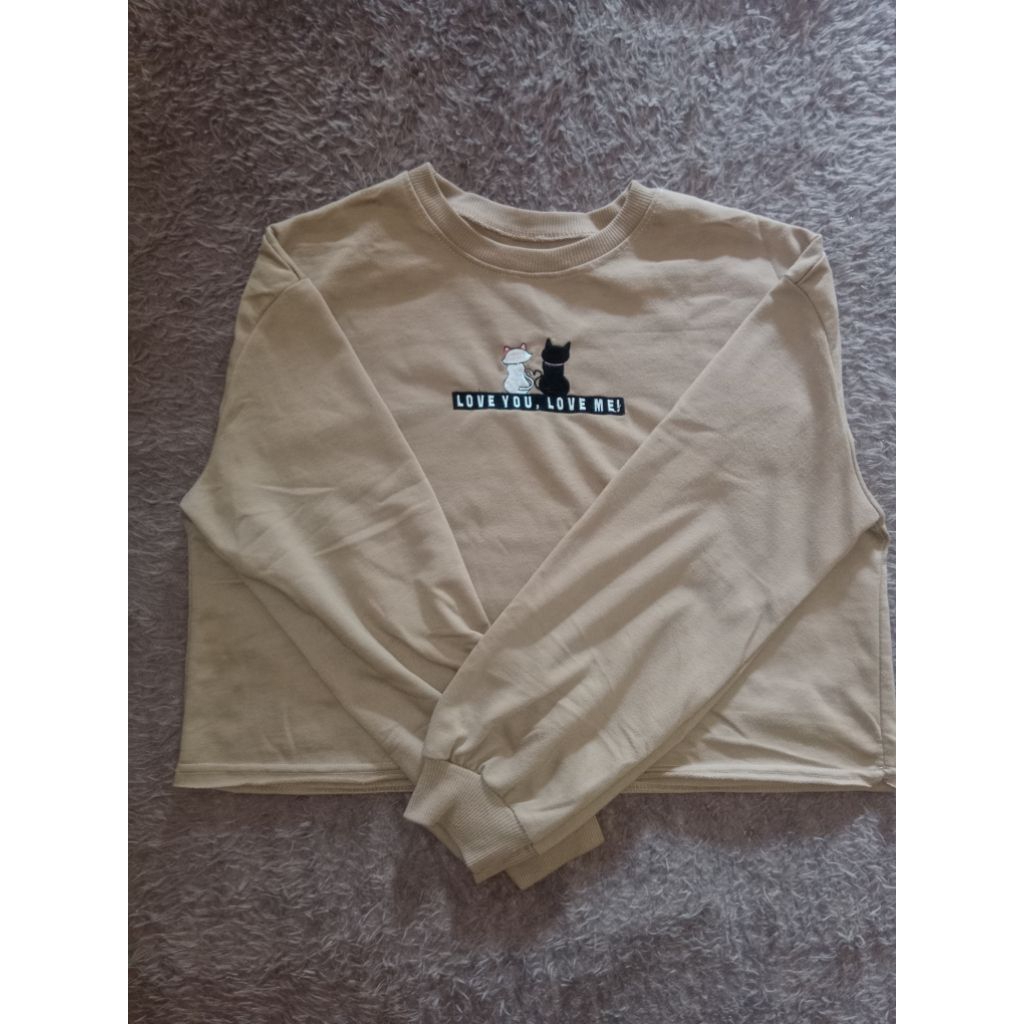 PRELOVED CROPTOP KUCING