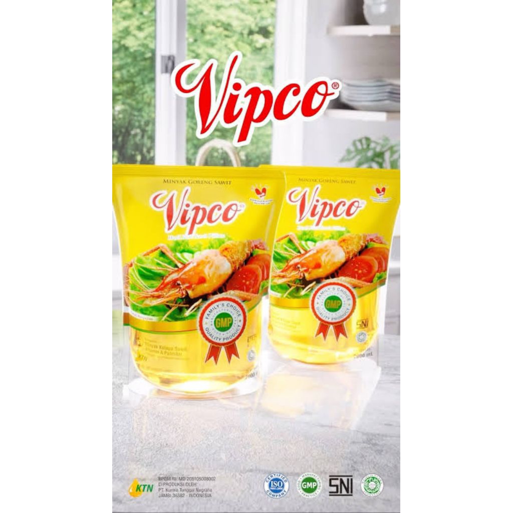 

TERMURAH MINYAK GORENG PREMIUM VIPCO 1.8 LITER X 6 PCS MINYAK GORENG PREMIUM 1 DUS ISI 6 PCS