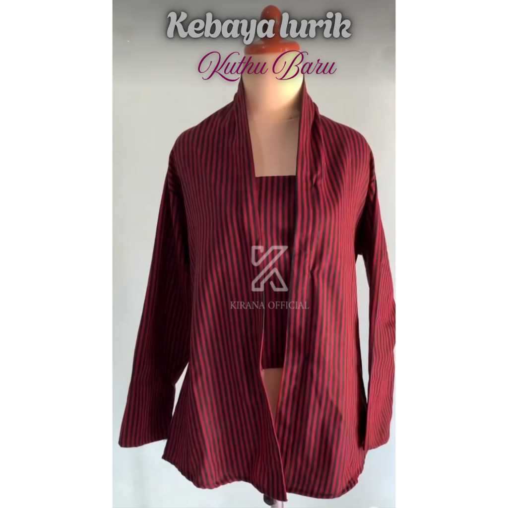 KEBAYA LURIK JAWA BAJU ADAT JAWA WANITA DEWASA KEBAYA KUTU BARU LURIK  WANITA DEWASA