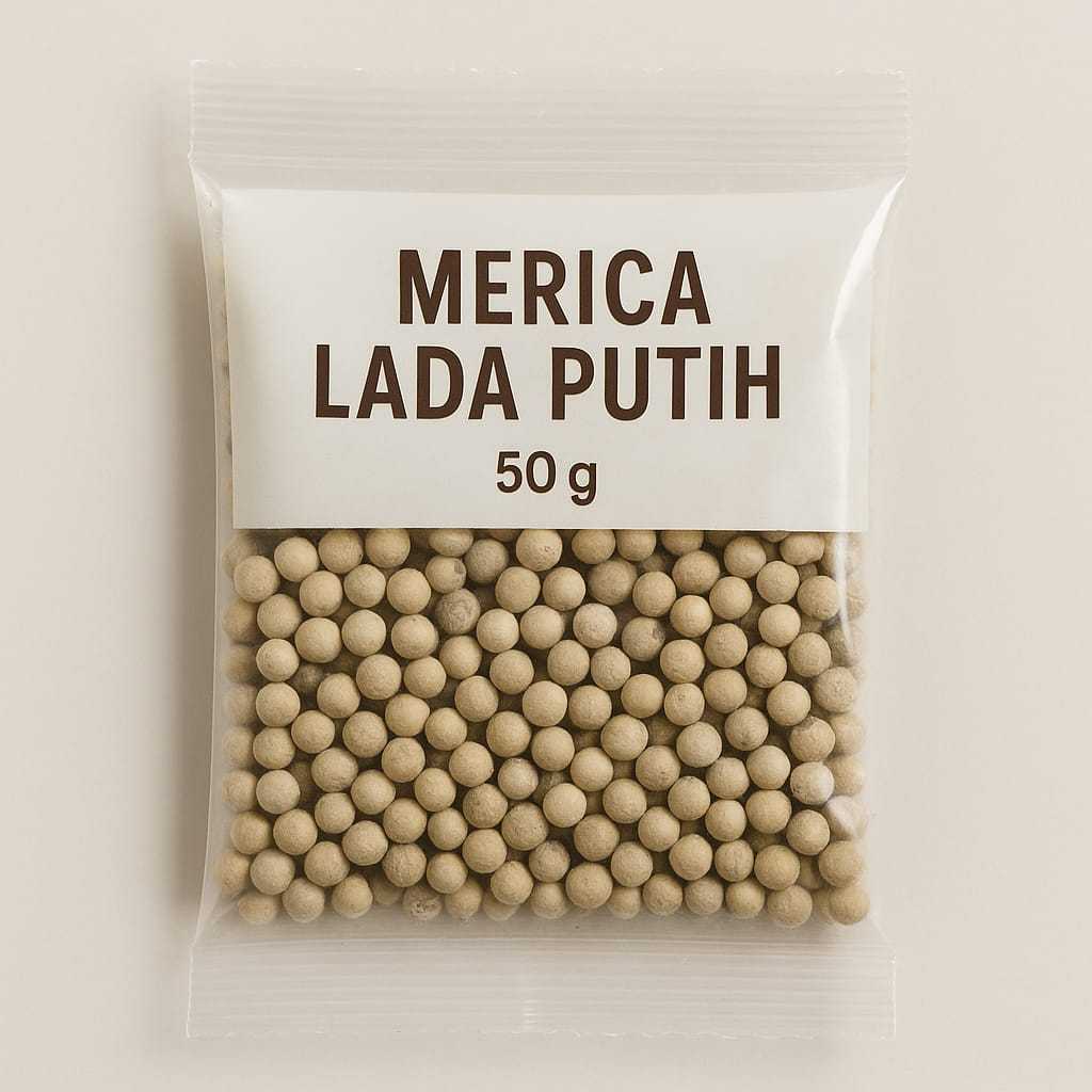 

( Hemat ) Merica Lada Putih Butir 50gr