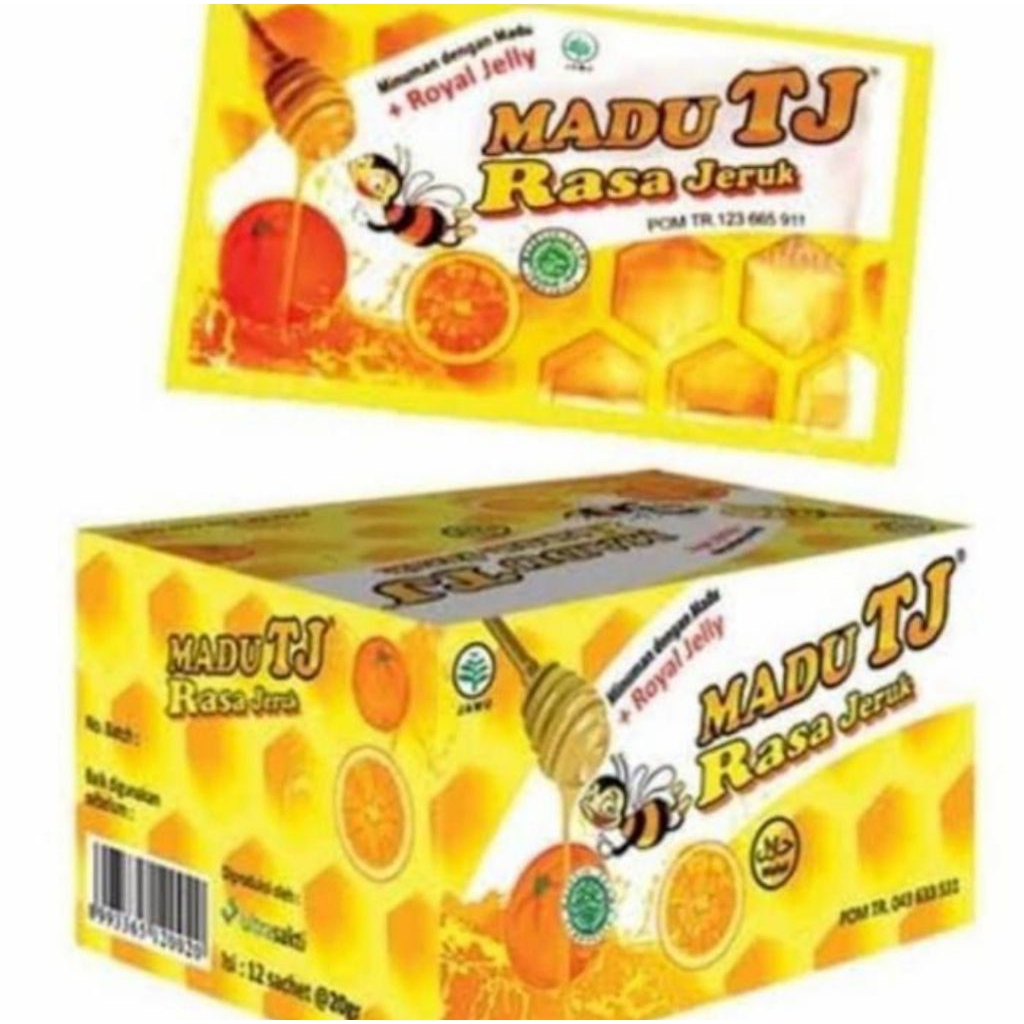 

MADU TJ SACHET RASA JERUK ISI 12SACHET/BOX