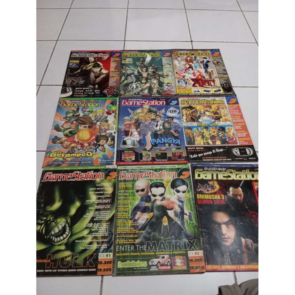 Majalah Gamestation nomer acak
