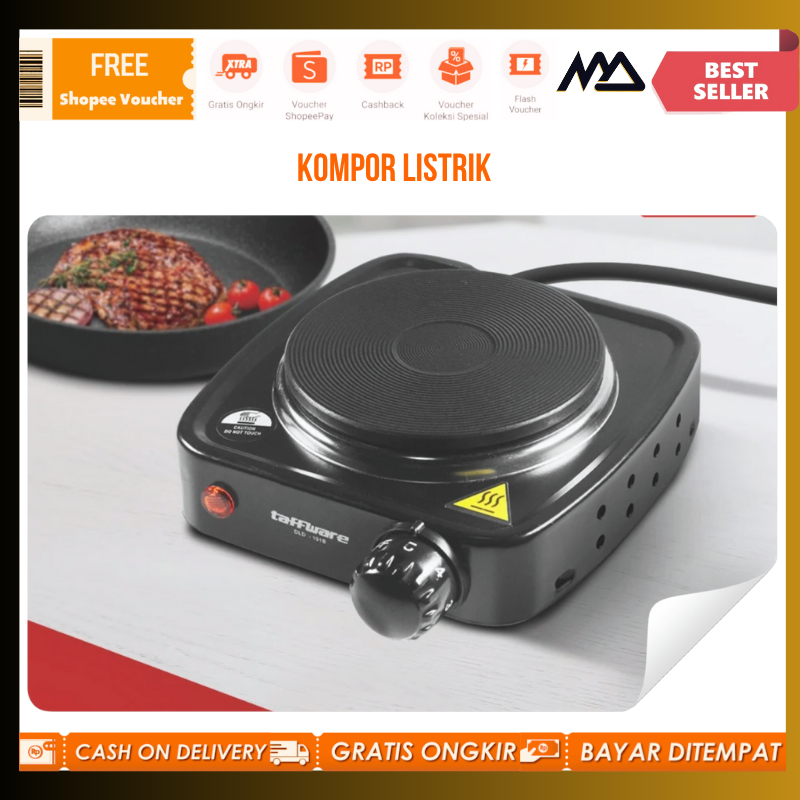 Kompor Listrik 1 Tungku Mini / Kompor Listrik 1 Tungku Mini Hot Plate 500W / Kompor Listrik Mini