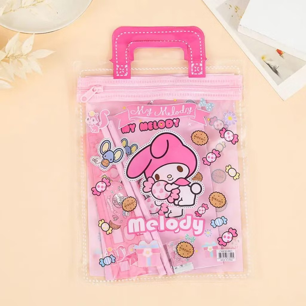 

set alat tulis pensil lengkap,,,souvenir ulang tahun