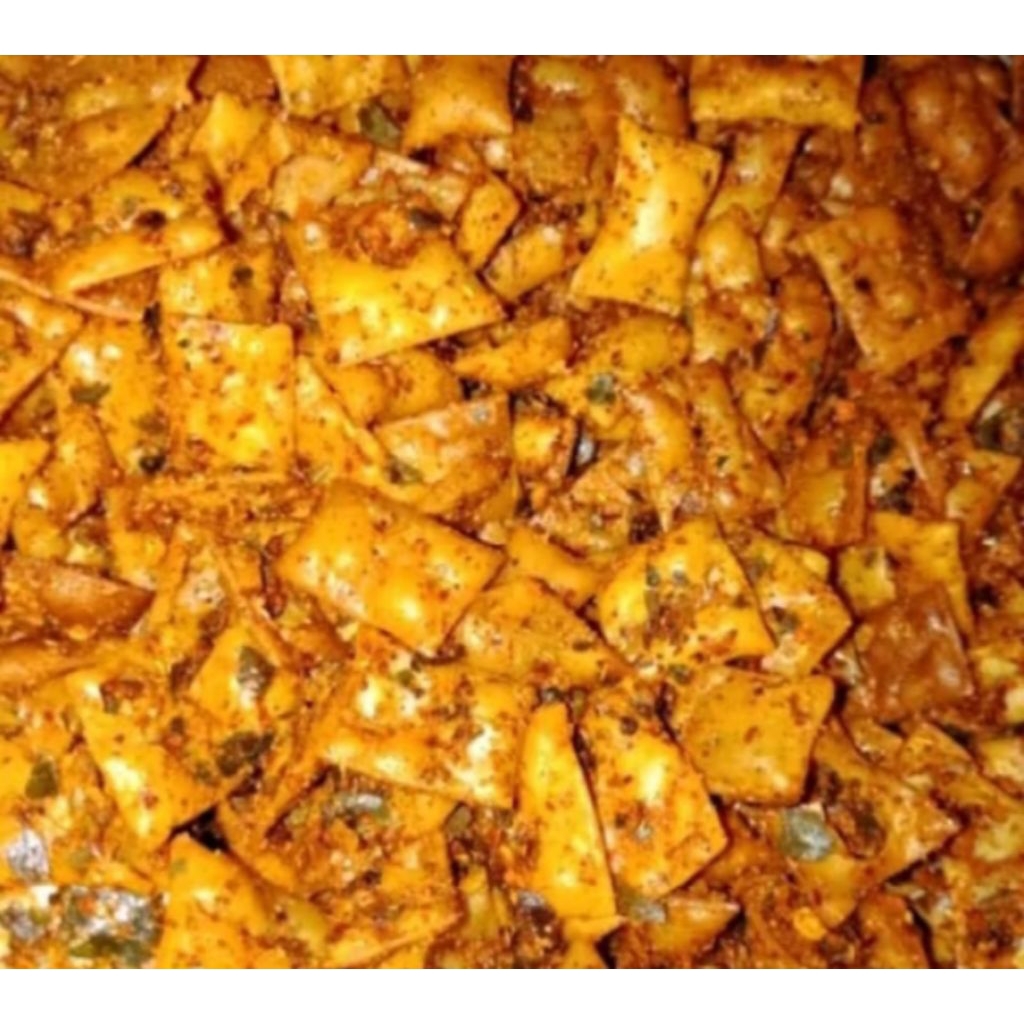 

keripik pangsit daun jeruk/ pangsit cikruh daun jeruk