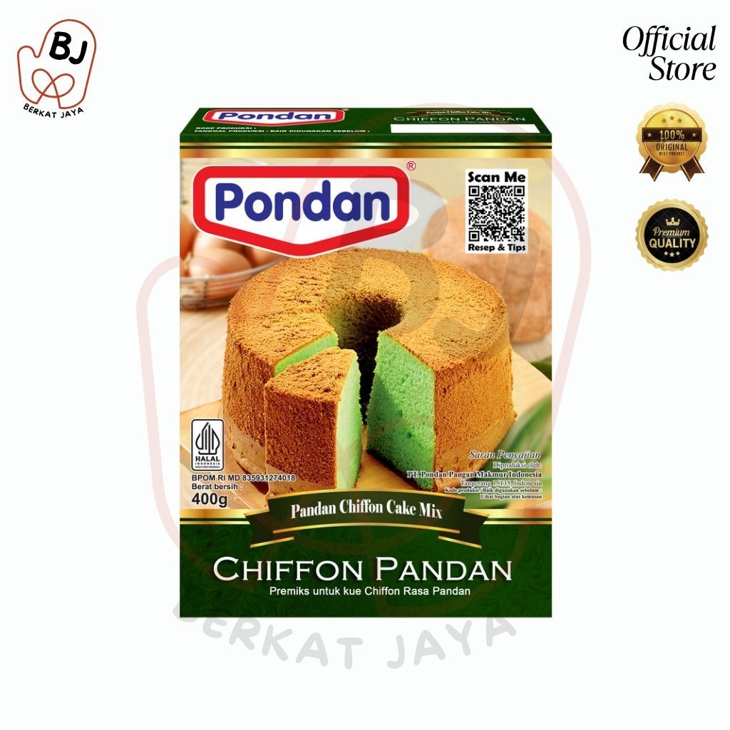 

Pondan Chiffon Pandan 400g