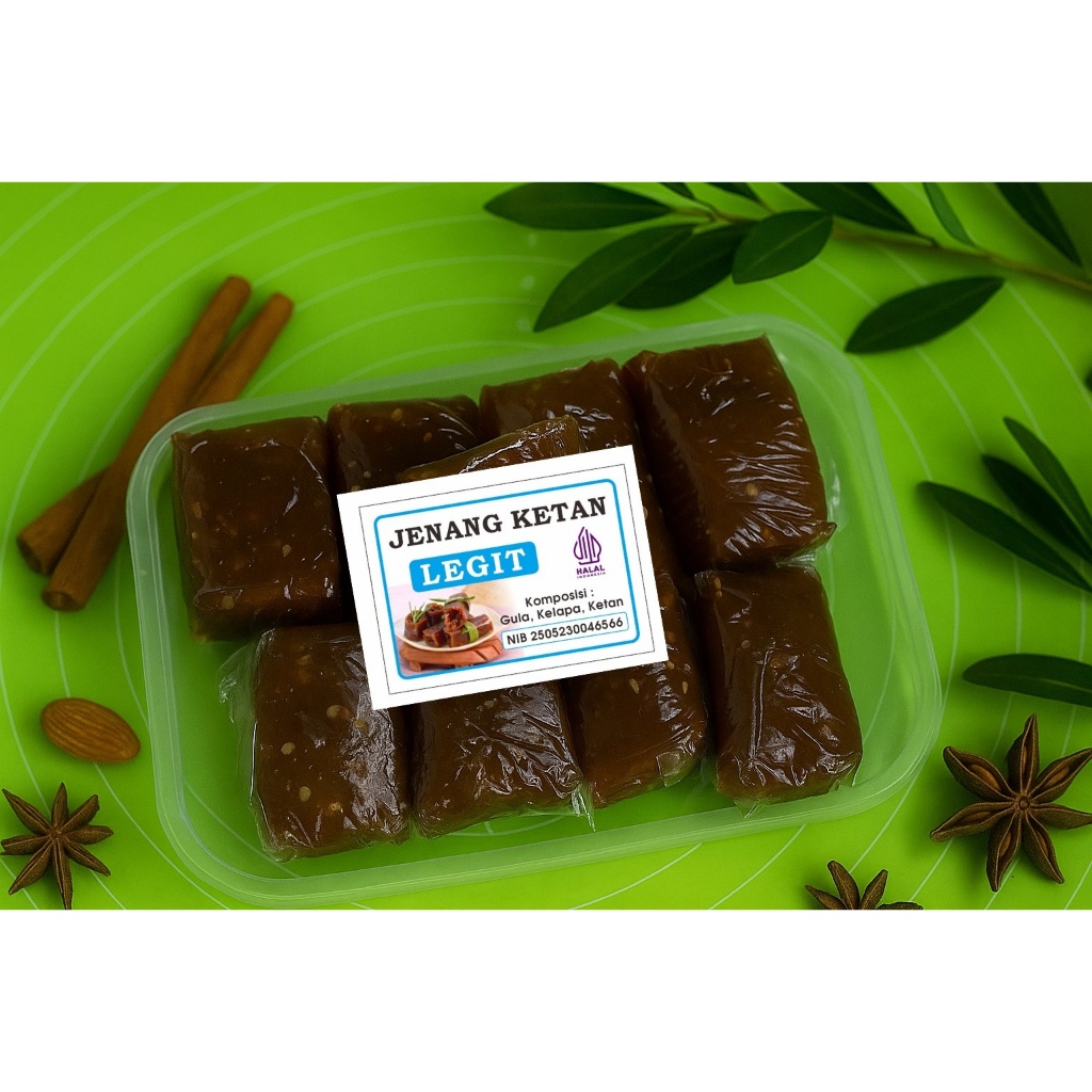 

Jenang Ketan Wijen Gula Jawa – Oleh-Oleh Tahan Lama, Manis Legit 10pcs